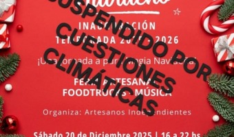 POR CUESTIONES CLIM�TICAS, SE SUSPENDEN EL MERCADO NAVIDE�O Y LA FERIA PUNTO VIOLETA